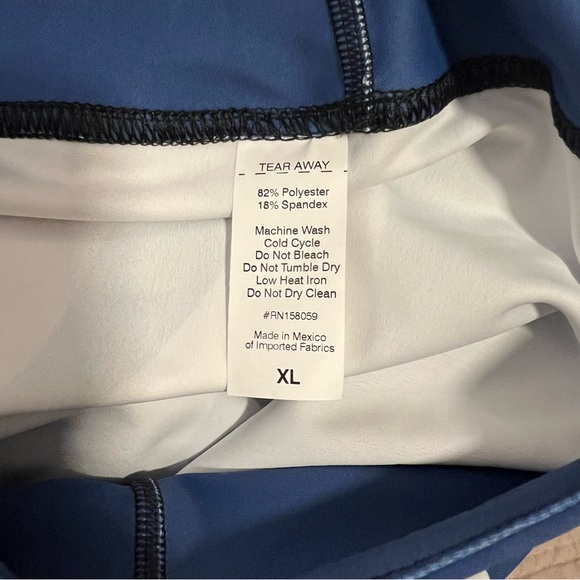 Loony Legs Floral Blue Leggings cropped - Picture 3 of 5